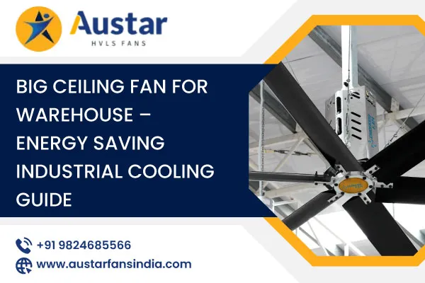 Big Ceiling Fan for Warehouse – Energy-Saving Industrial Cooling Guide