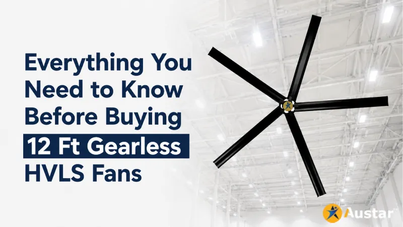 Everything You Need to Know Before Buying 12 Ft Gearless HVLS Fans