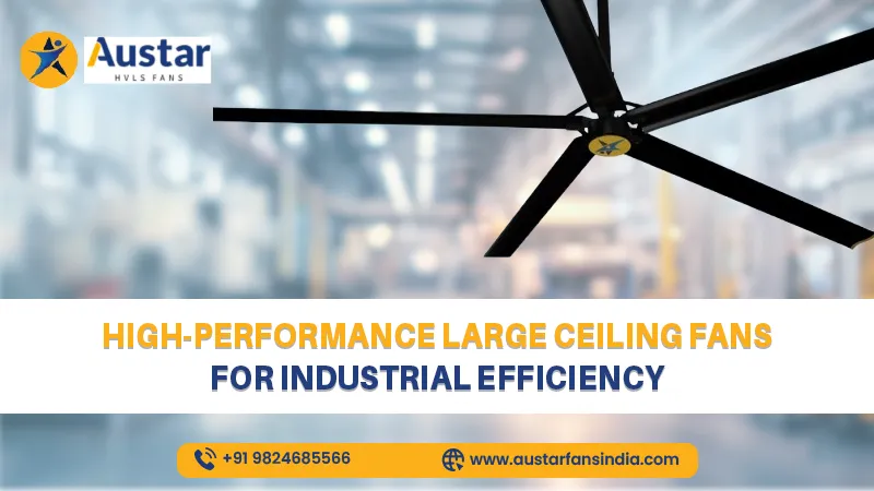 High-Performance Large Ceiling Fans for Industrial Efficiency