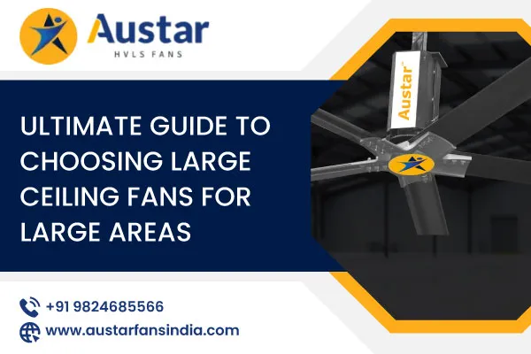 Ultimate Guide to Choosing Large Ceiling Fans for Large Areas